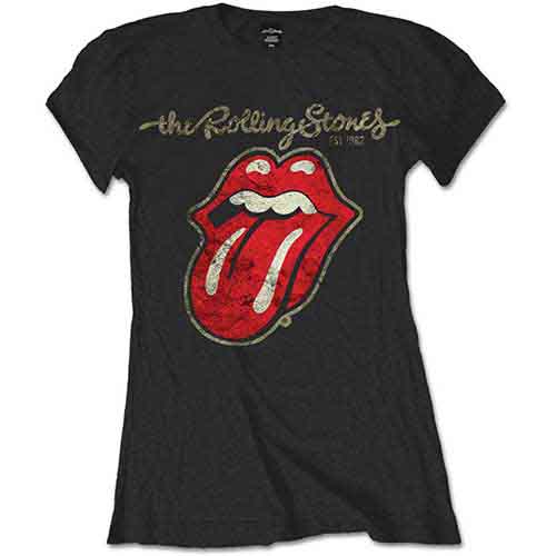 Tričko The Rolling Stones - Plastered Tongue, Žena,Čierna,XXL