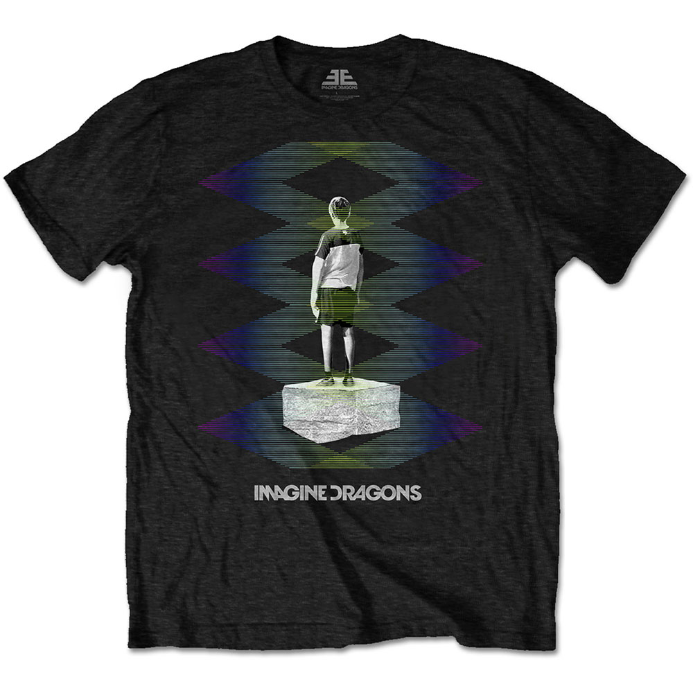 Tričko Imagine Dragons - Zig Zag, Unisex,Čierna,L