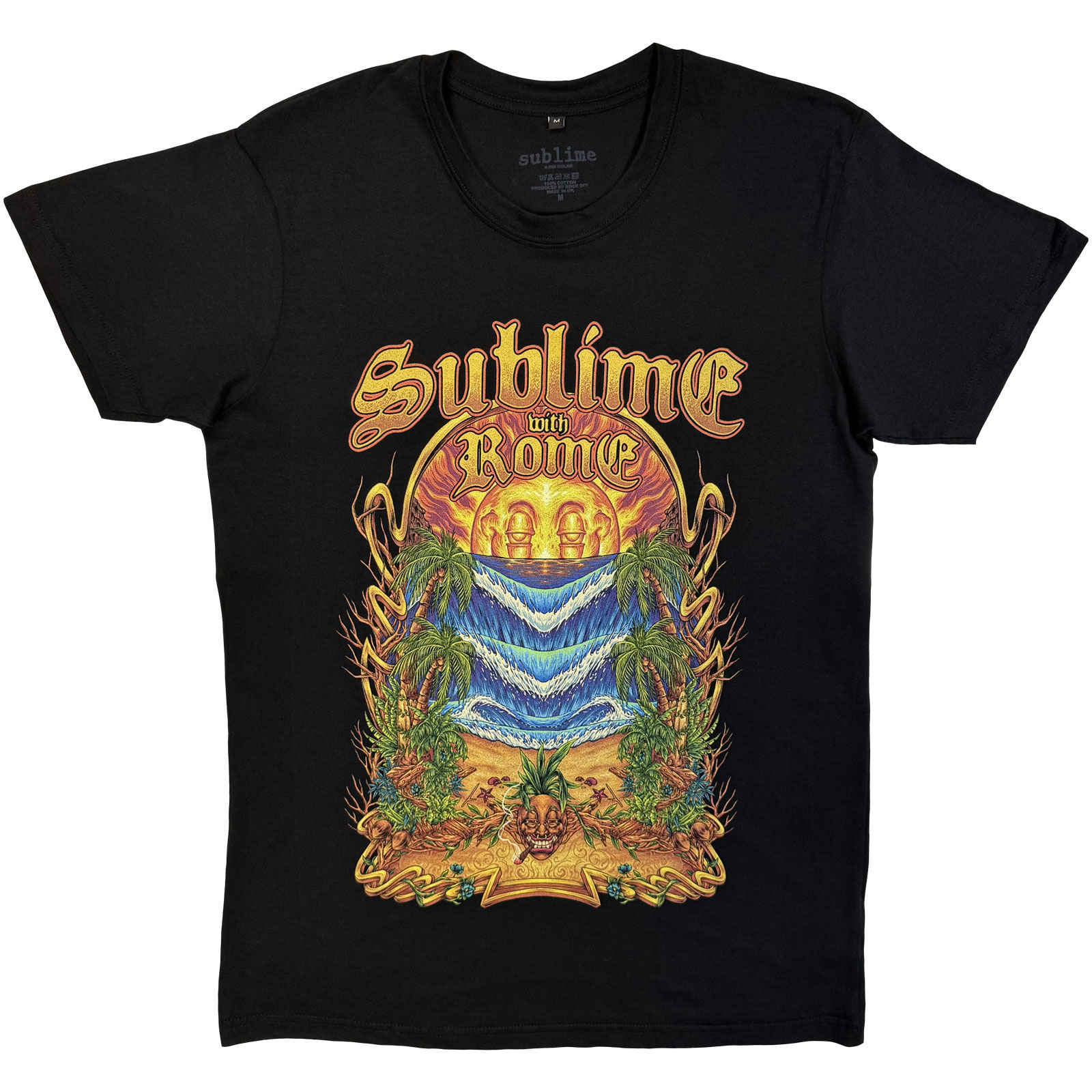 Tričko Sublime - Summer Season, Unisex,Čierna,XXL
