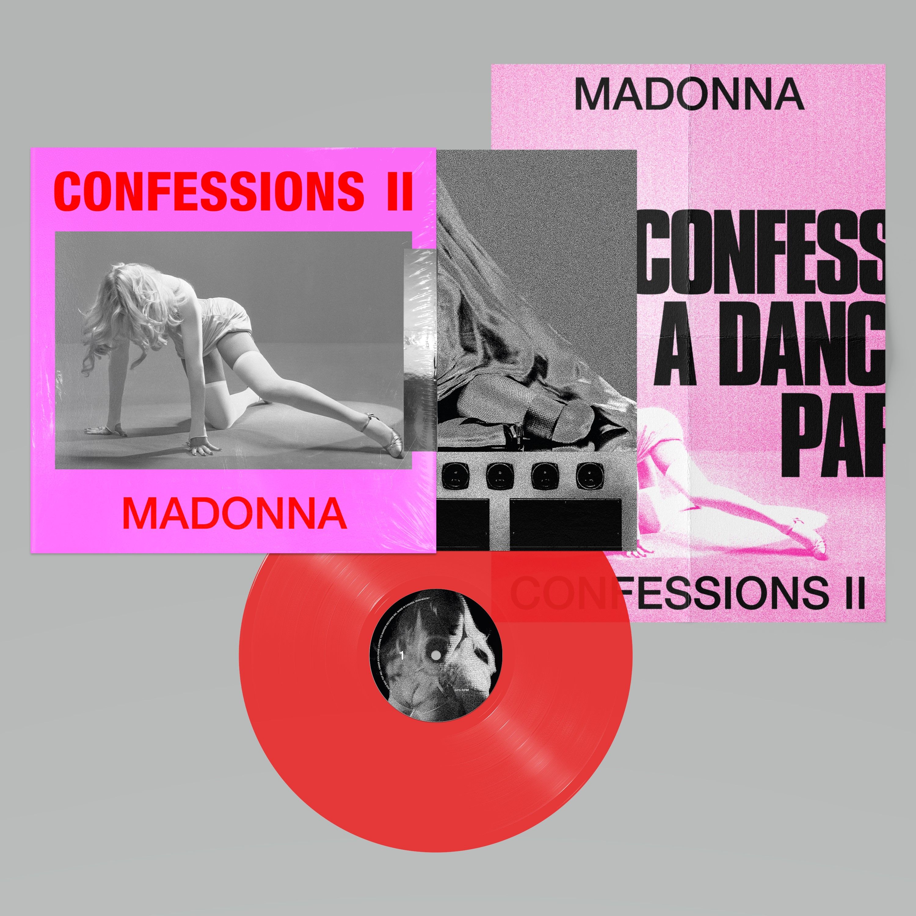 Vinyl Madonna - CONFESSIONS II (1LP STANDARD, TRANSCULENT RED VINYL)