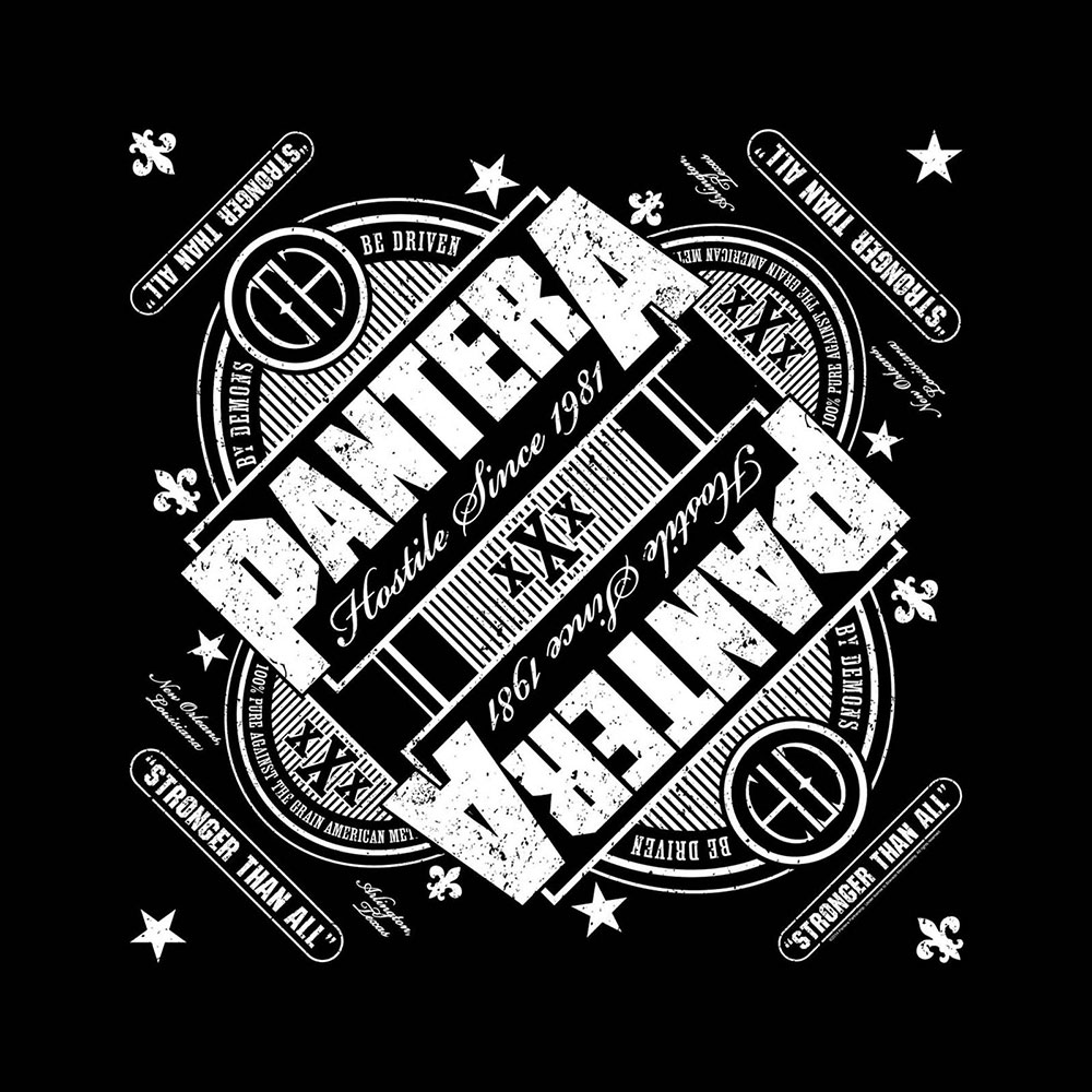 Šatka Pantera - Stronger than all, Unisex,Čierna,Univerzálna
