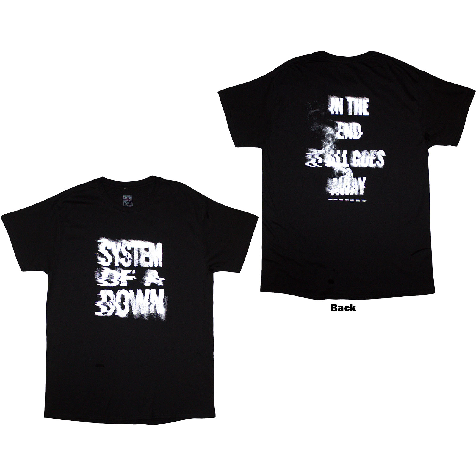 Tričko System of a Down - All Goes Away, Unisex,Čierna,XXL