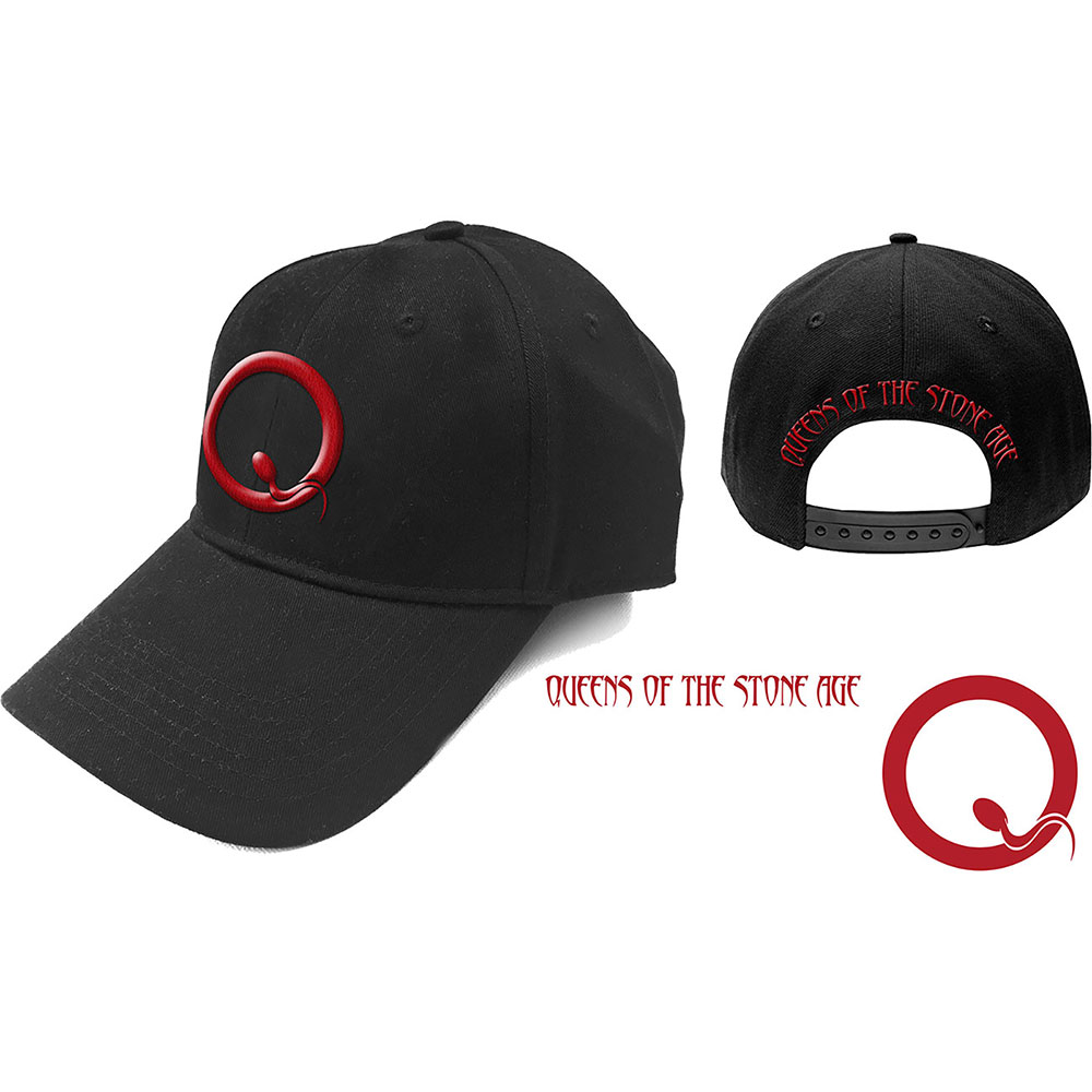 Šiltovka Queens of the Stone Age - Q Logo, Unisex,Čierna,Univerzálna