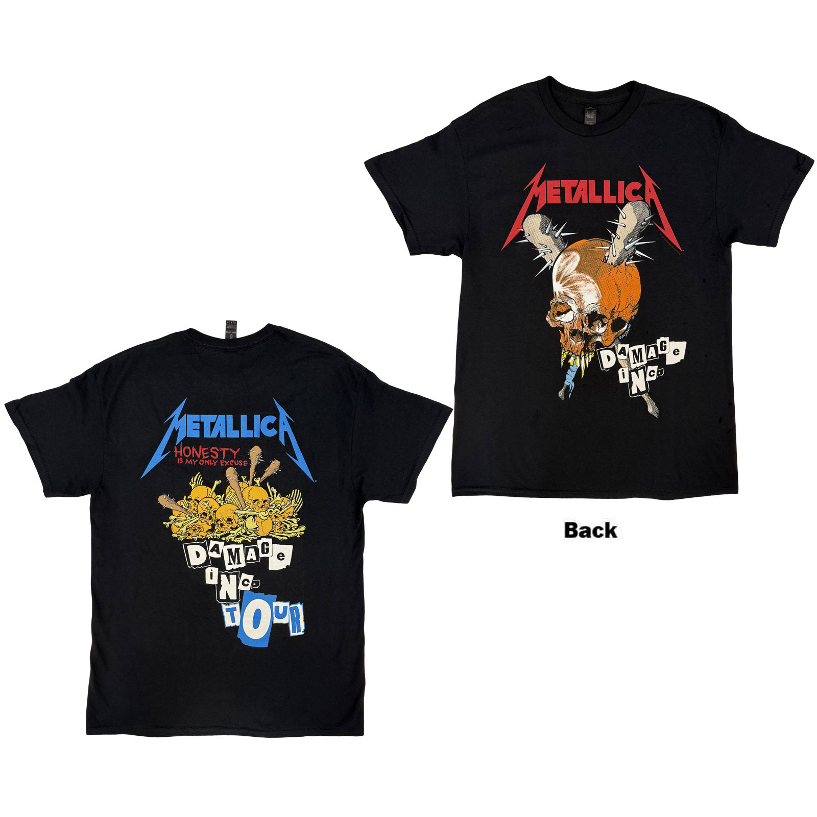 Tričko Metallica - Damage Inc, Unisex,Čierna,XXL