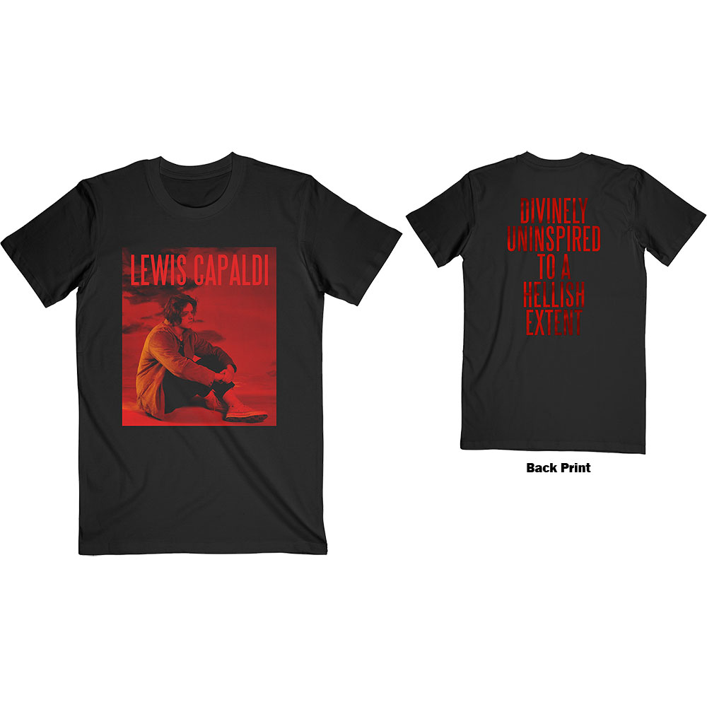 Tričko Lewis Capaldi - Divinely Uninspired, Unisex,Čierna,XL