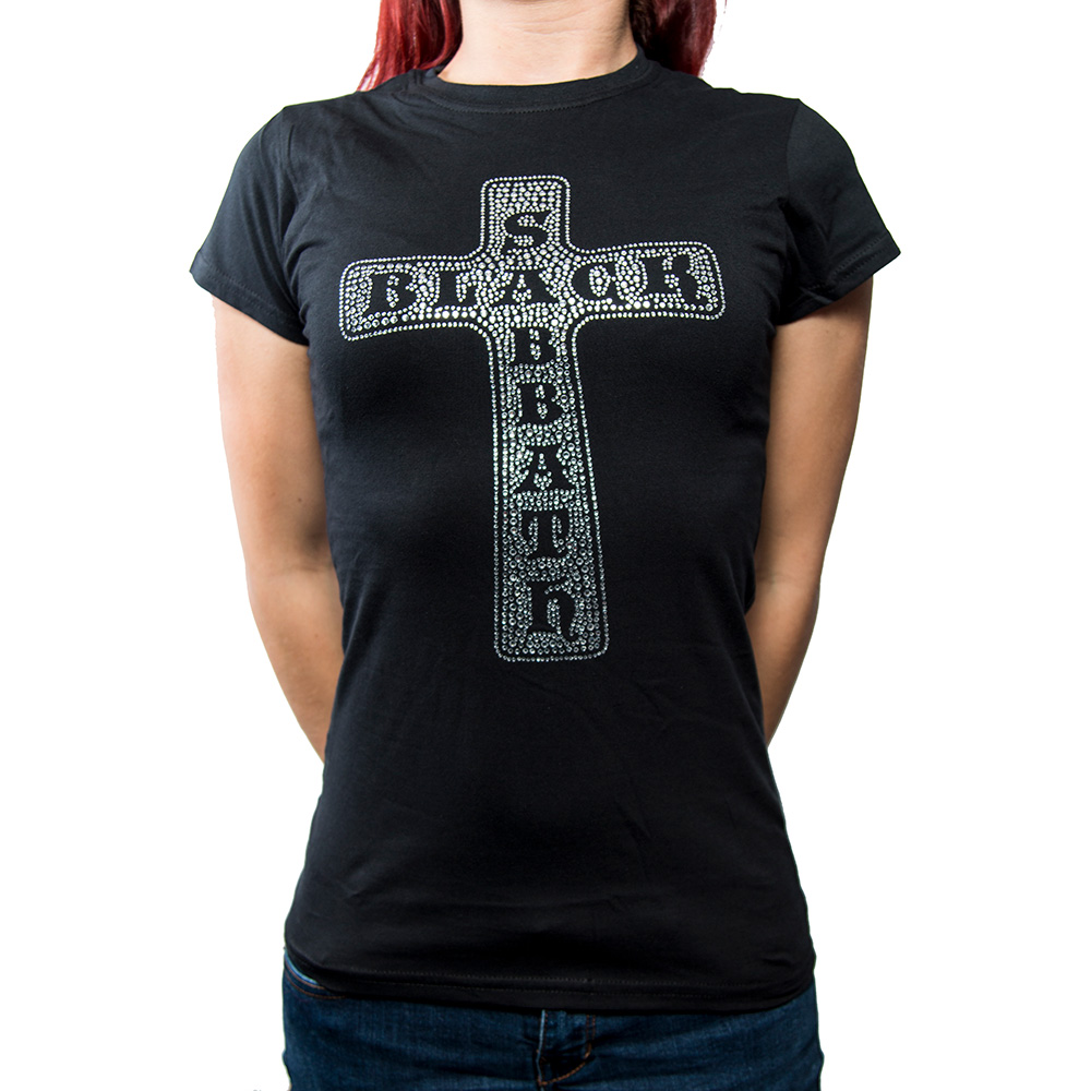 Tričko Black Sabbath - Cross, Žena,Čierna,XXL