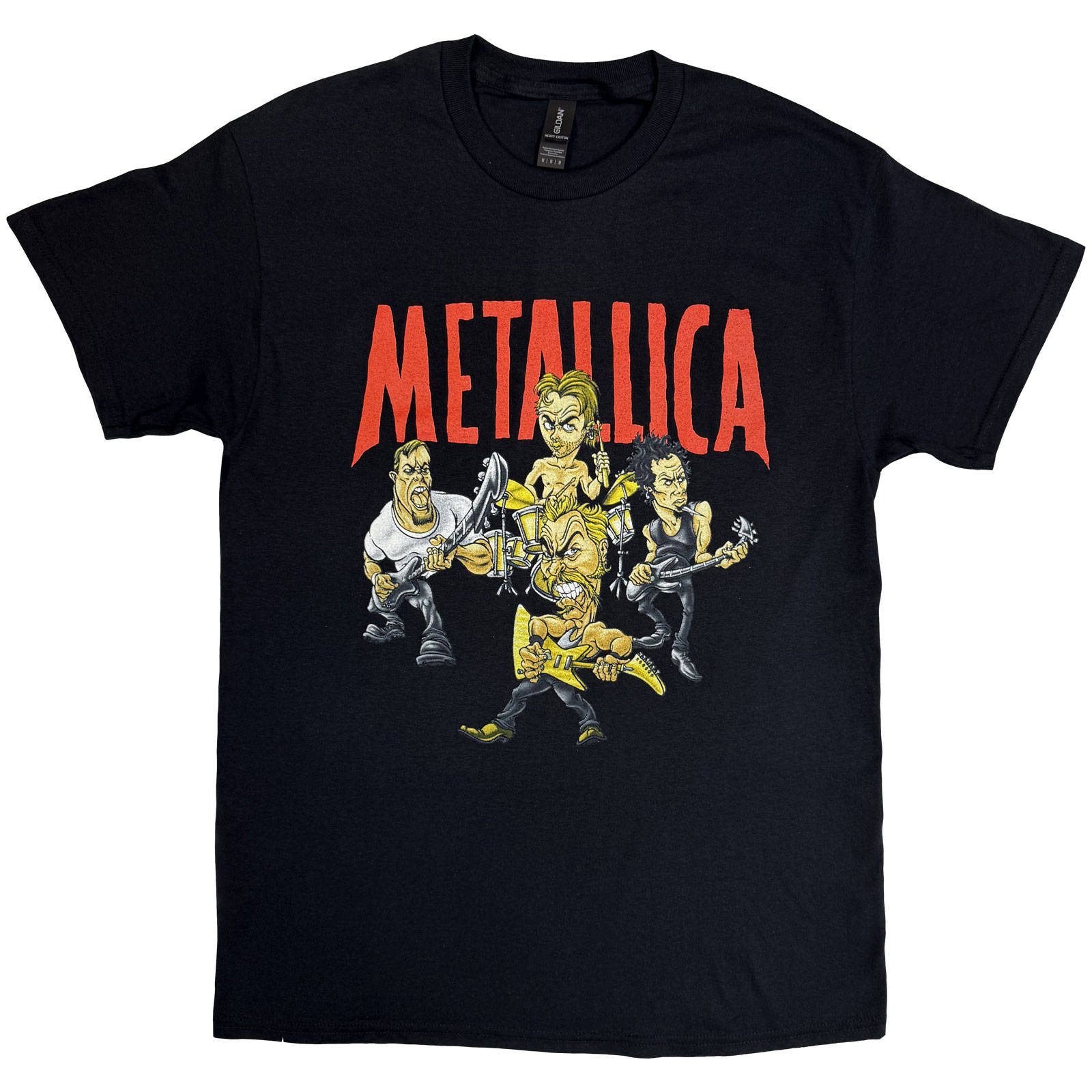 Tričko Metallica - Load Chavez Cartoon, Unisex,Čierna,XXL