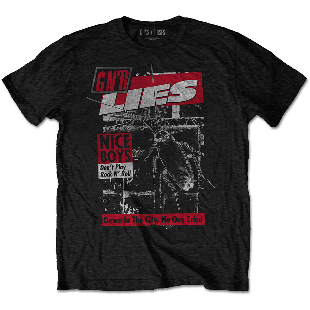 Tričko Guns N’ Roses - Nice Boys, Unisex,Čierna,XXL