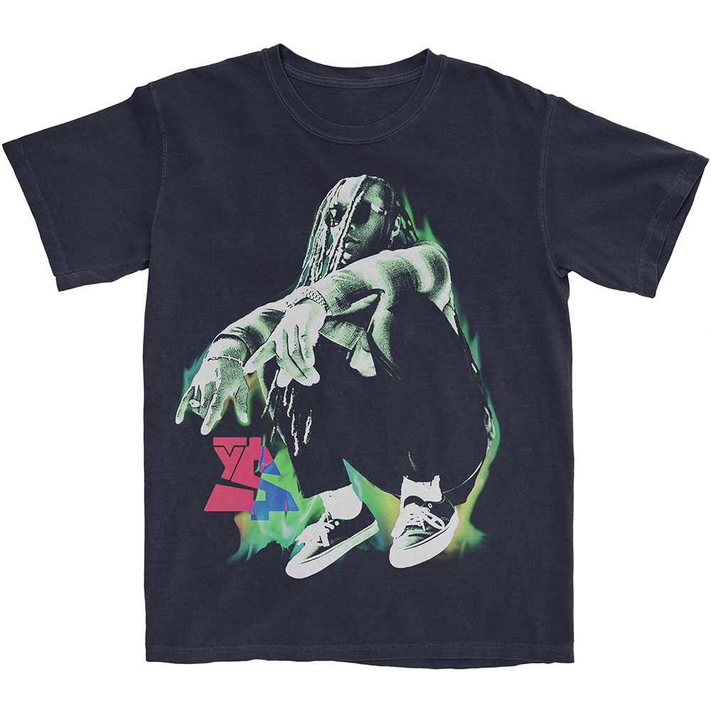 Tričko Ty Dolla $ign - Inferno, Unisex,Čierna,XXL
