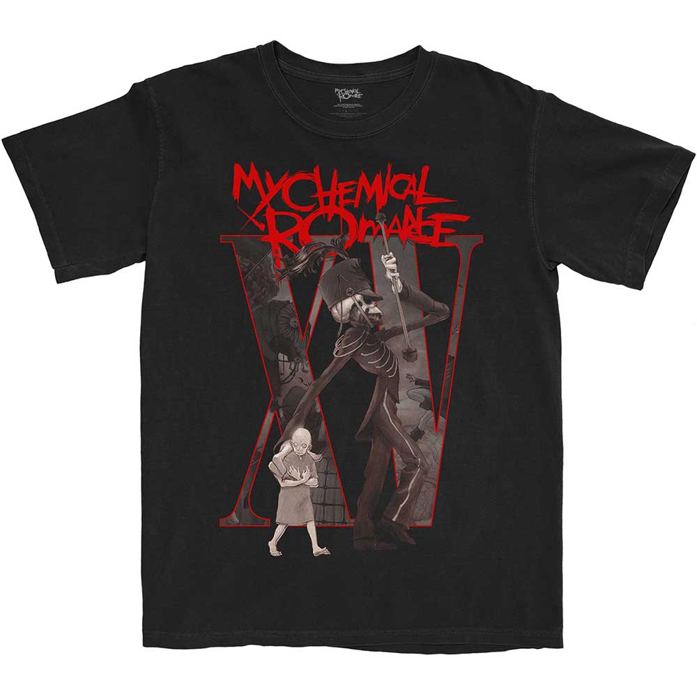 Tričko My Chemical Romance - XV Parade Fill, Unisex,Čierna,XXL