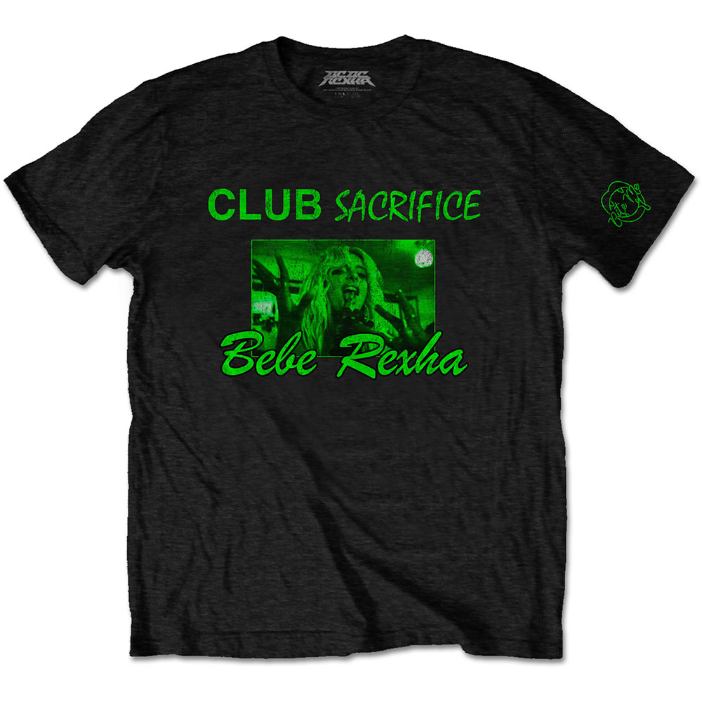 Tričko Bebe Rexha - Club Sacrifice, Unisex,Čierna,L