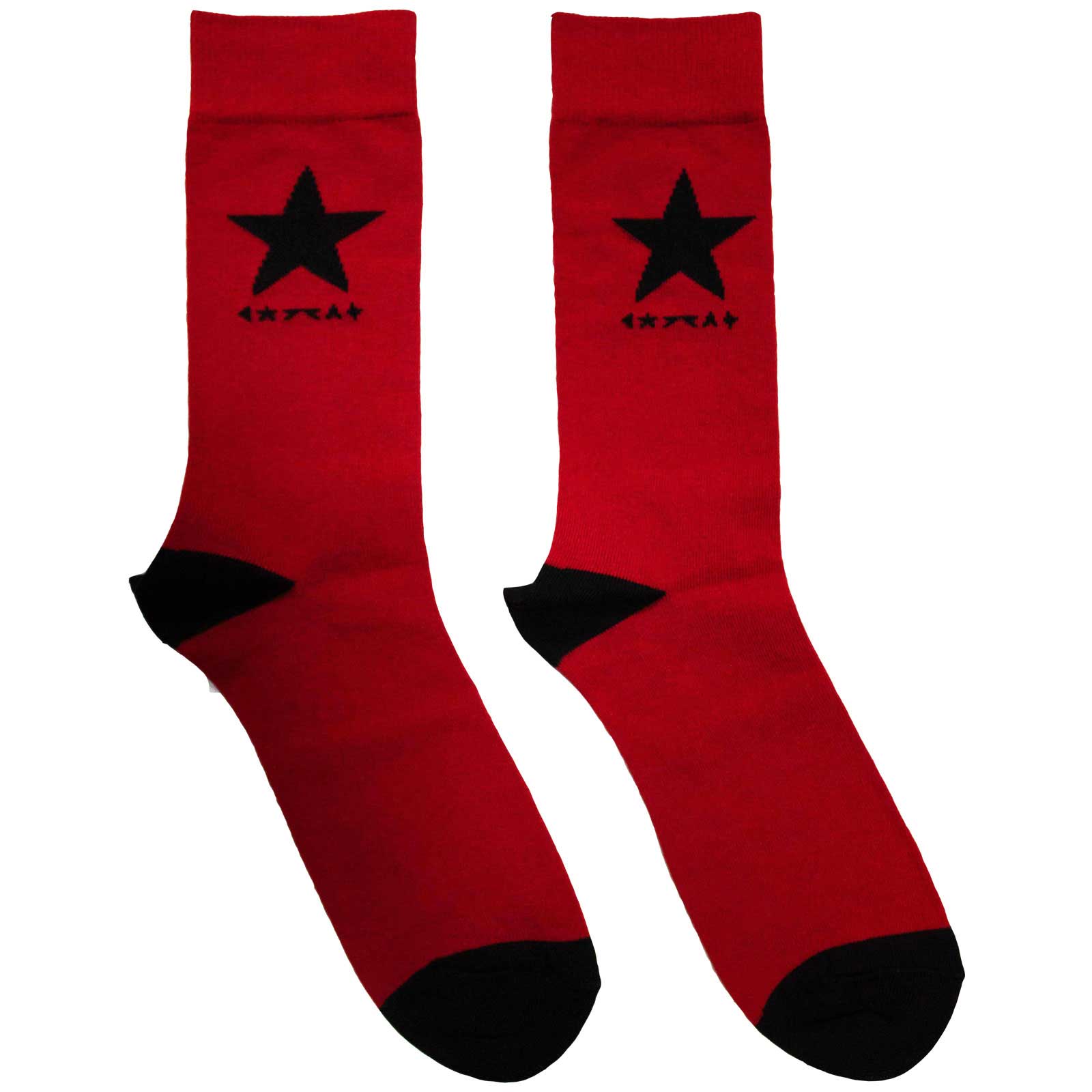 Ponožky David Bowie - Blackstar, Unisex,Červená,UK 7 - 11