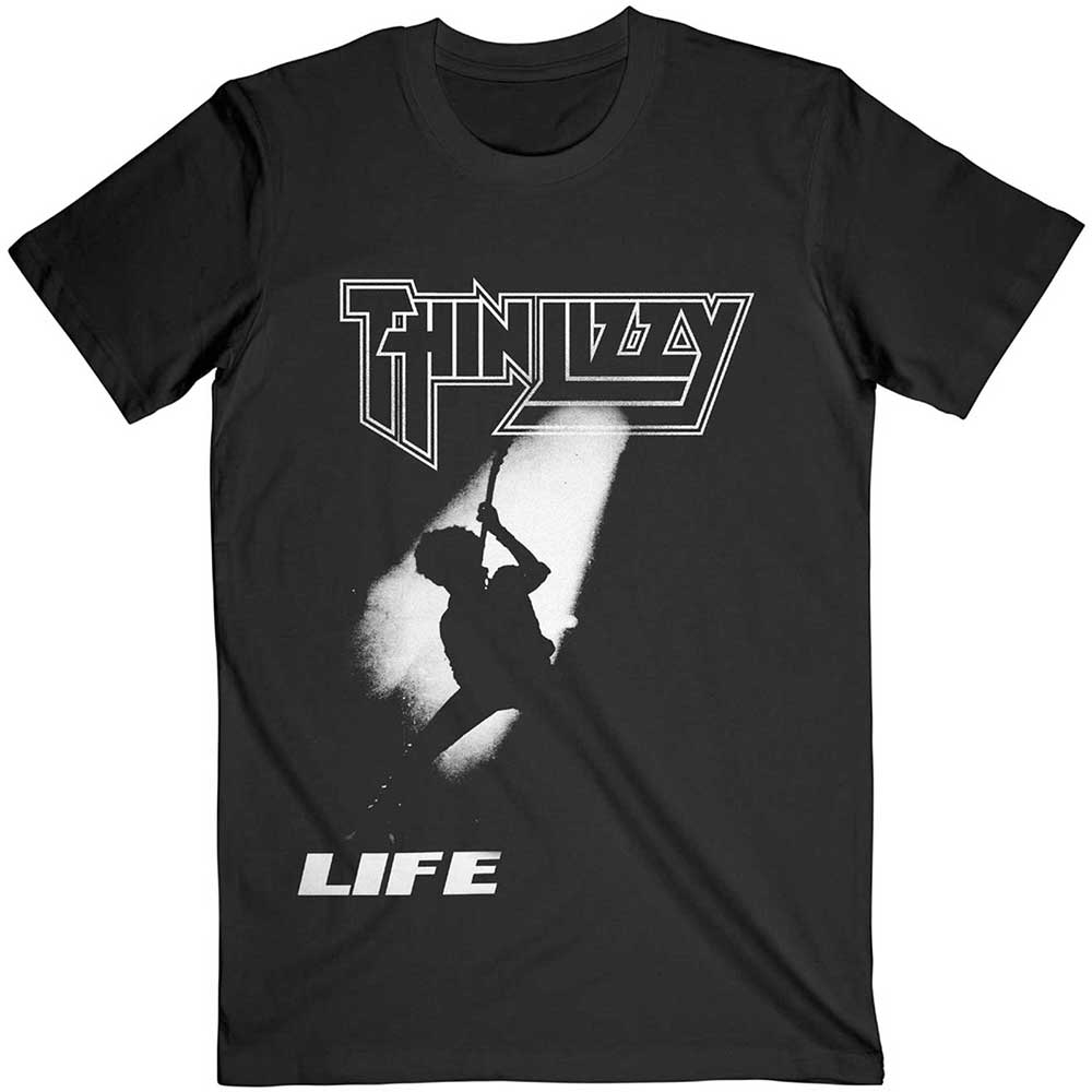 Tričko THIN LIZZY - Life, Unisex,Čierna,XXL