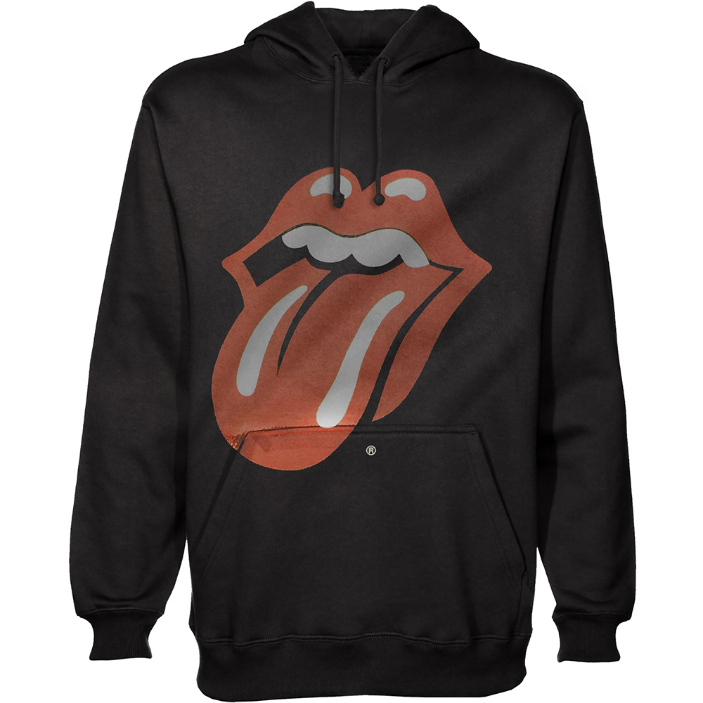 Mikina The Rolling Stones - Classic Tongue, Unisex,Čierna,XXL