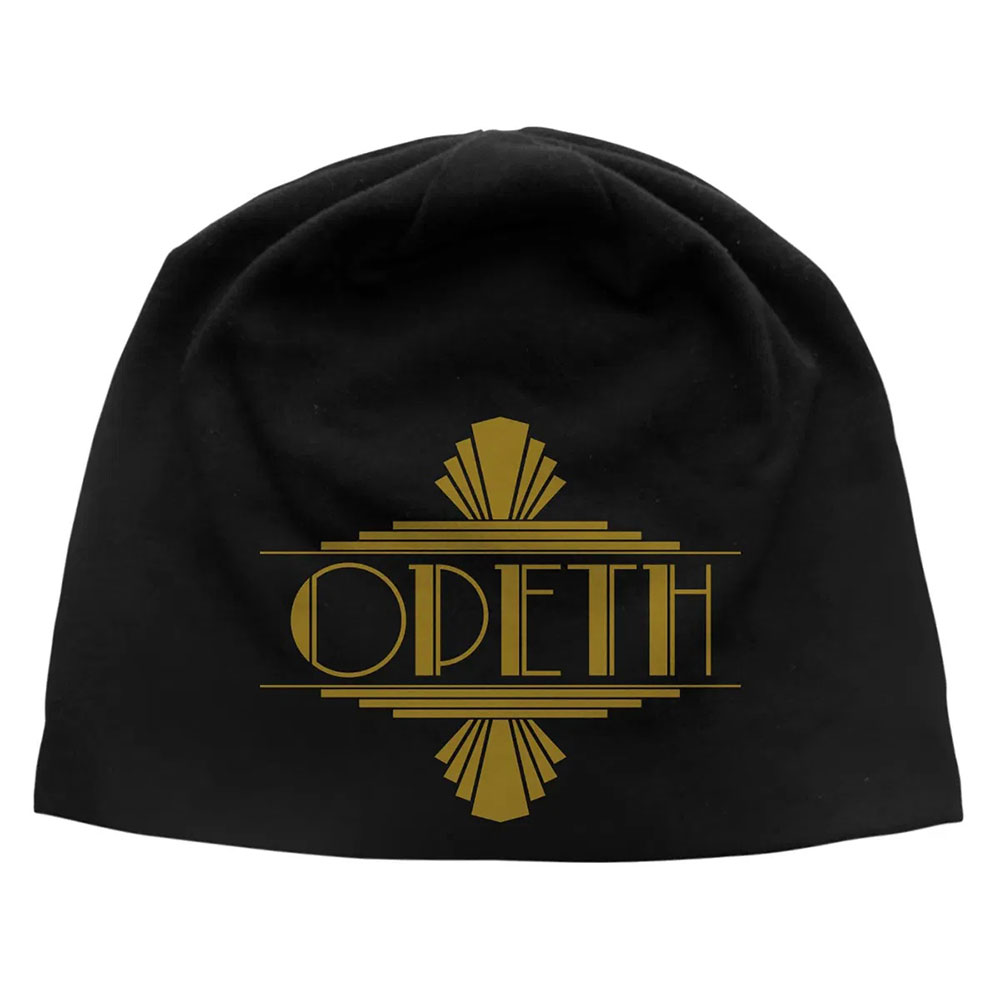 Čapica Opeth - Art Deco Logo JD Print, Unisex,Čierna,Univerzálna