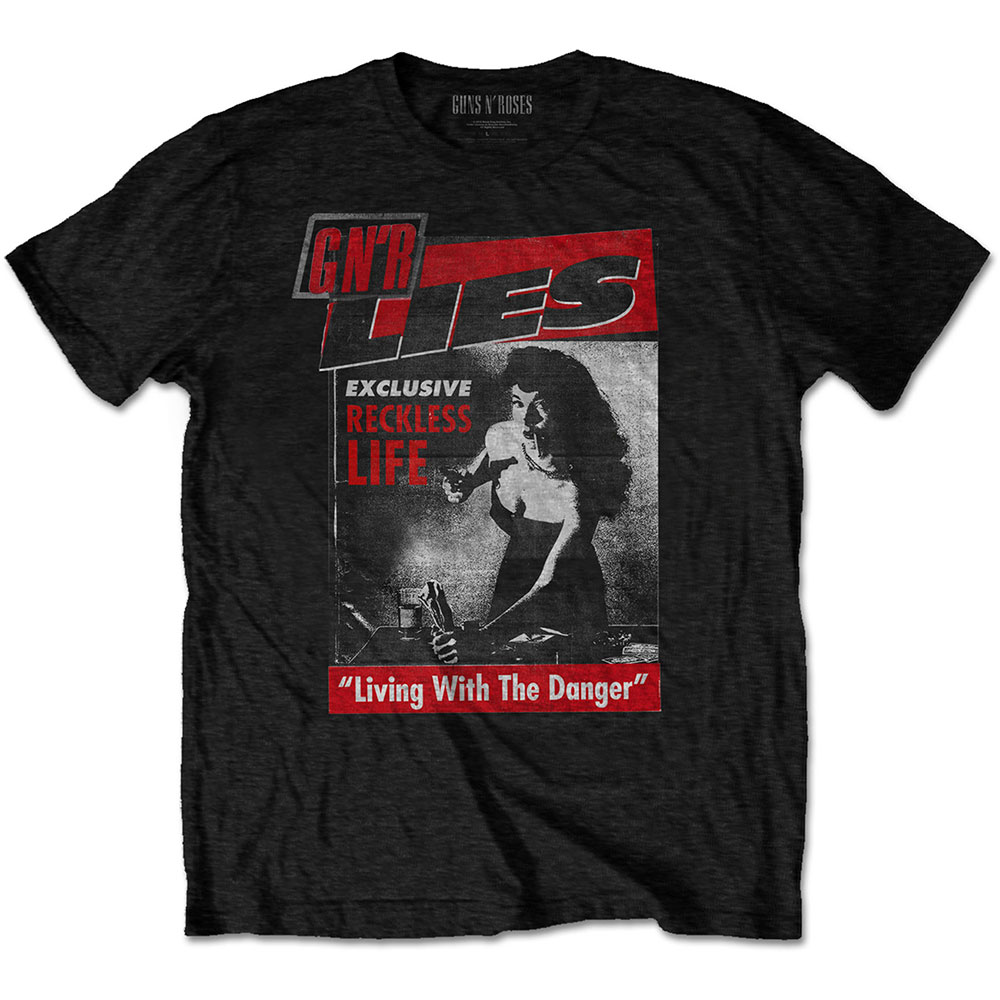 Tričko Guns N’ Roses - Reckless Life, Unisex,Čierna,XL