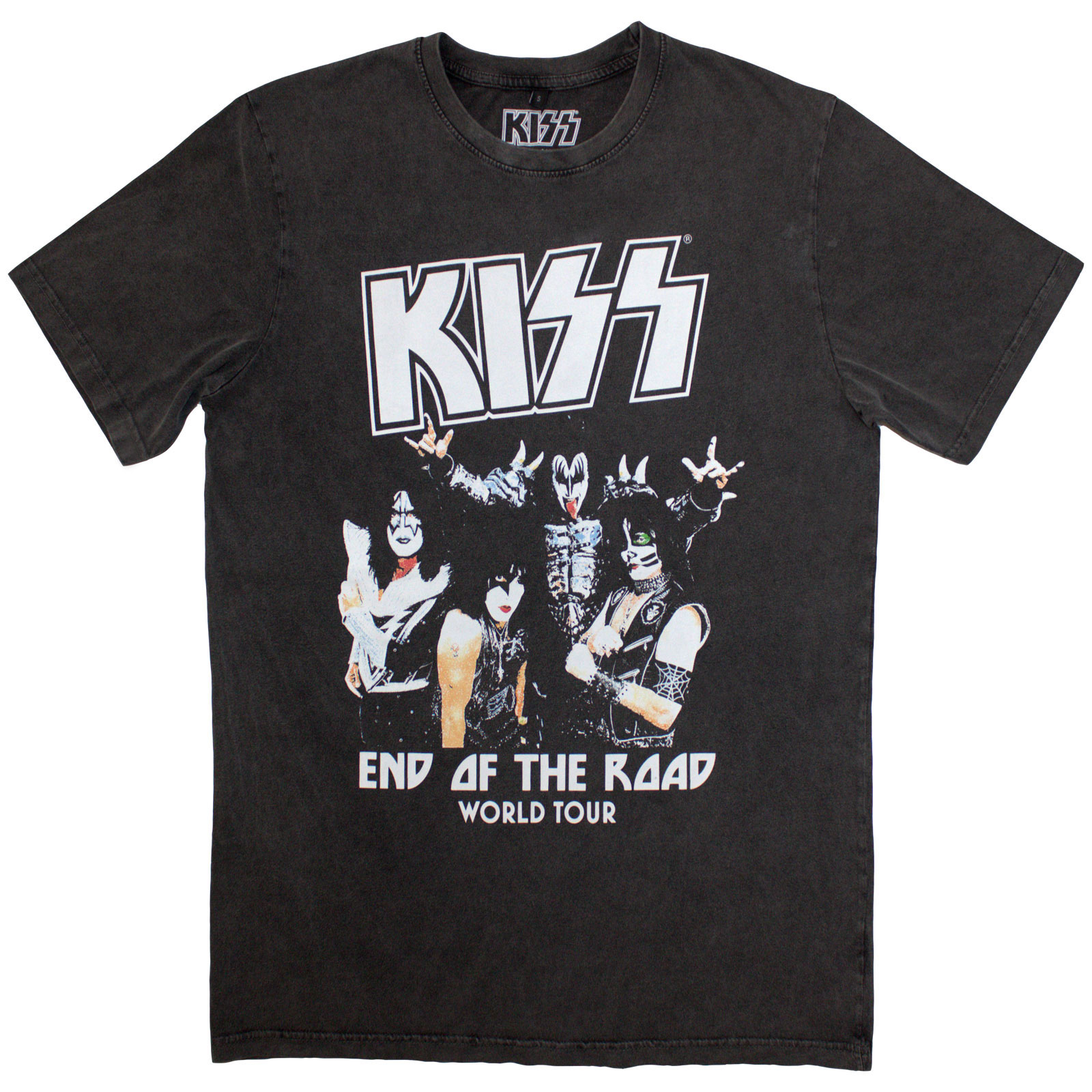 Tričko Kiss - End Of The Road World Tour, Unisex,Šedá,XXL