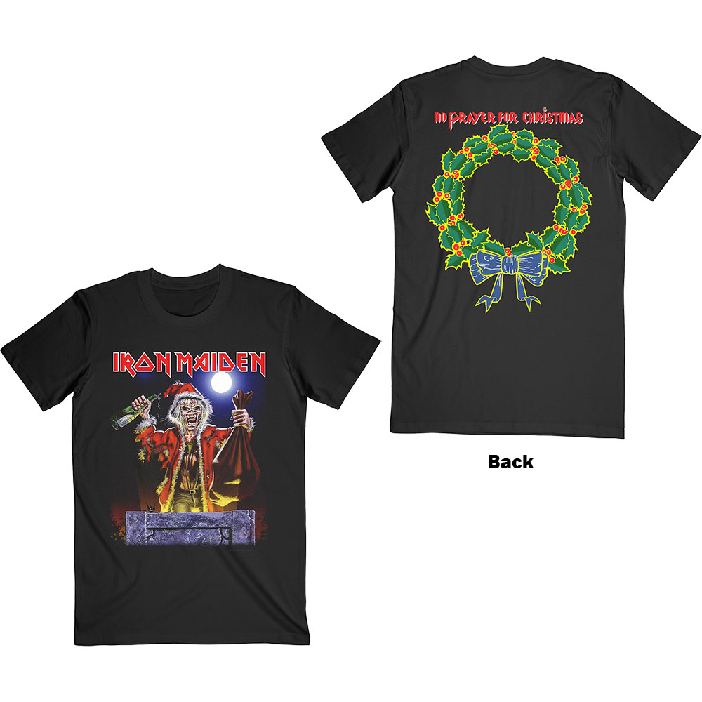 Tričko Iron Maiden - No Prayer For Christmas, Unisex,Čierna,XXL