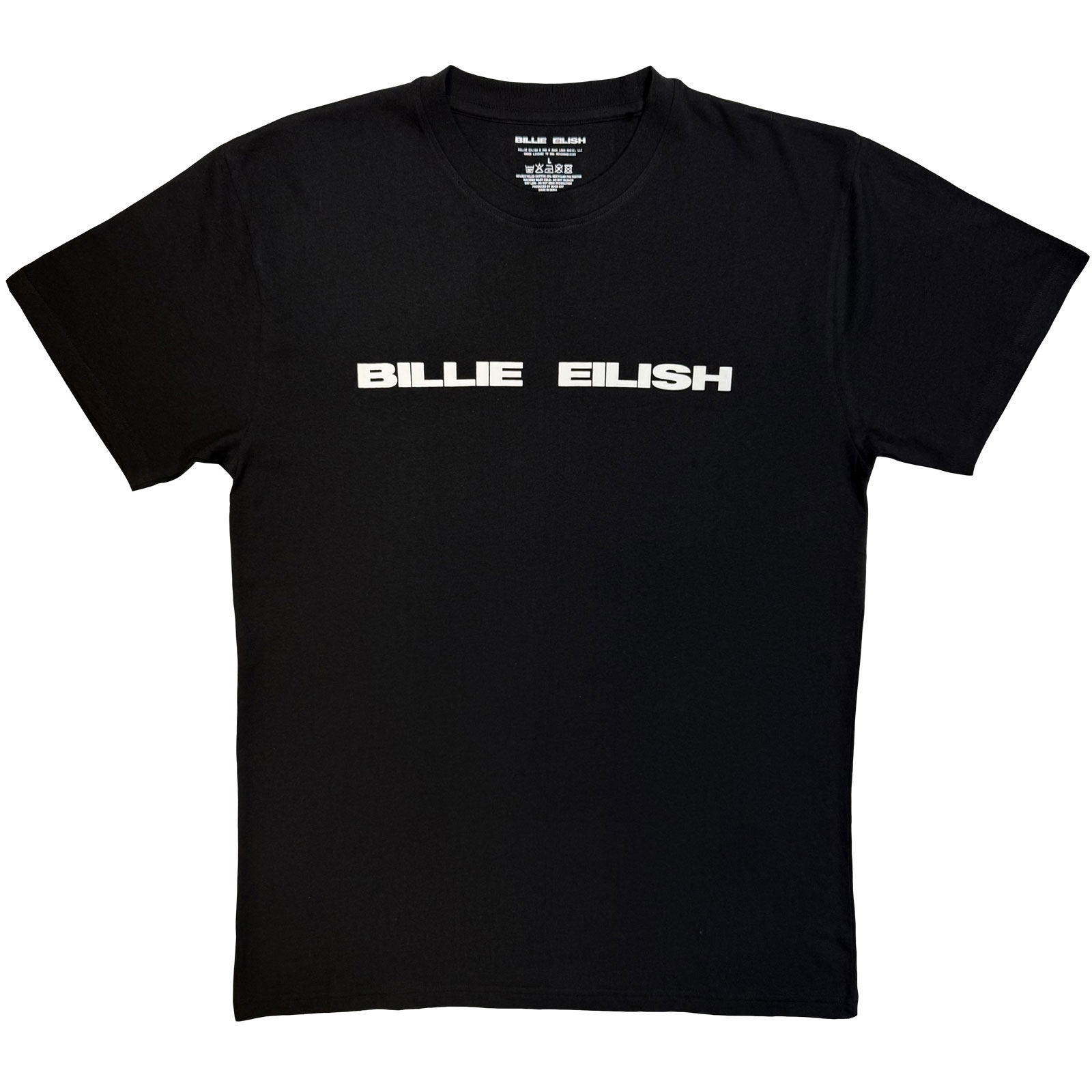 Tričko Billie Eilish - Logo Mono, Unisex,Čierna,XXL