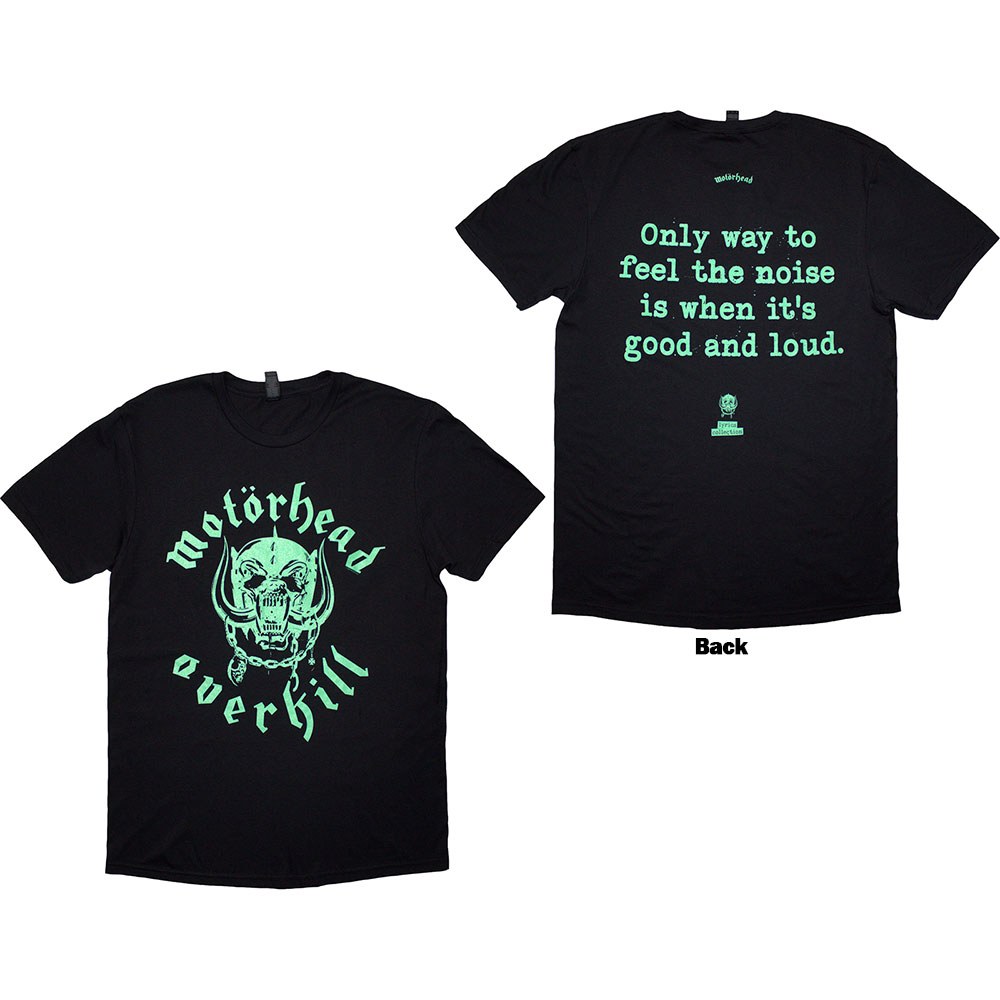 Tričko Motörhead - Overkill Lyric, Unisex,Čierna,XXL