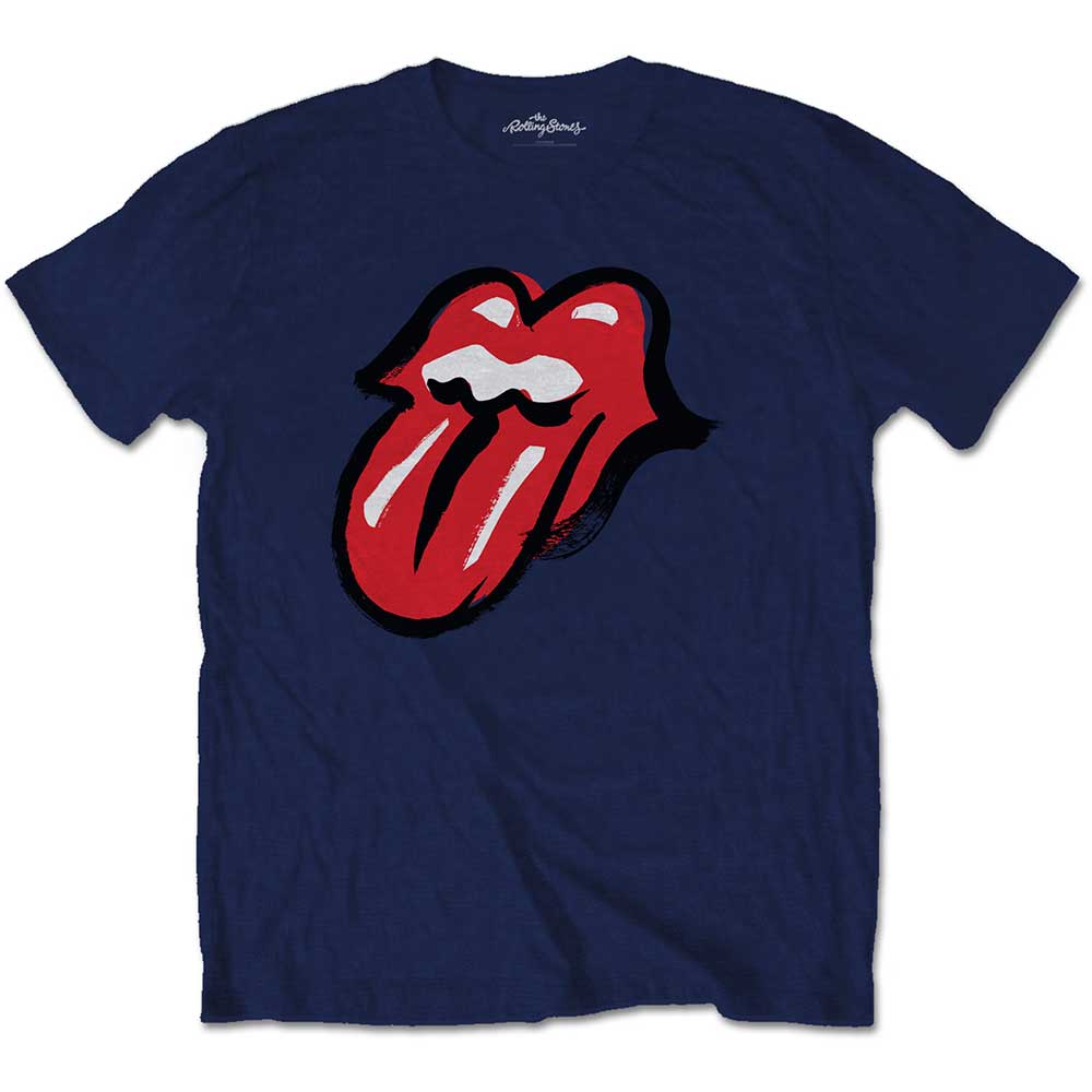 Tričko The Rolling Stones - No Filter Tongue, Unisex,Modrá,XXL