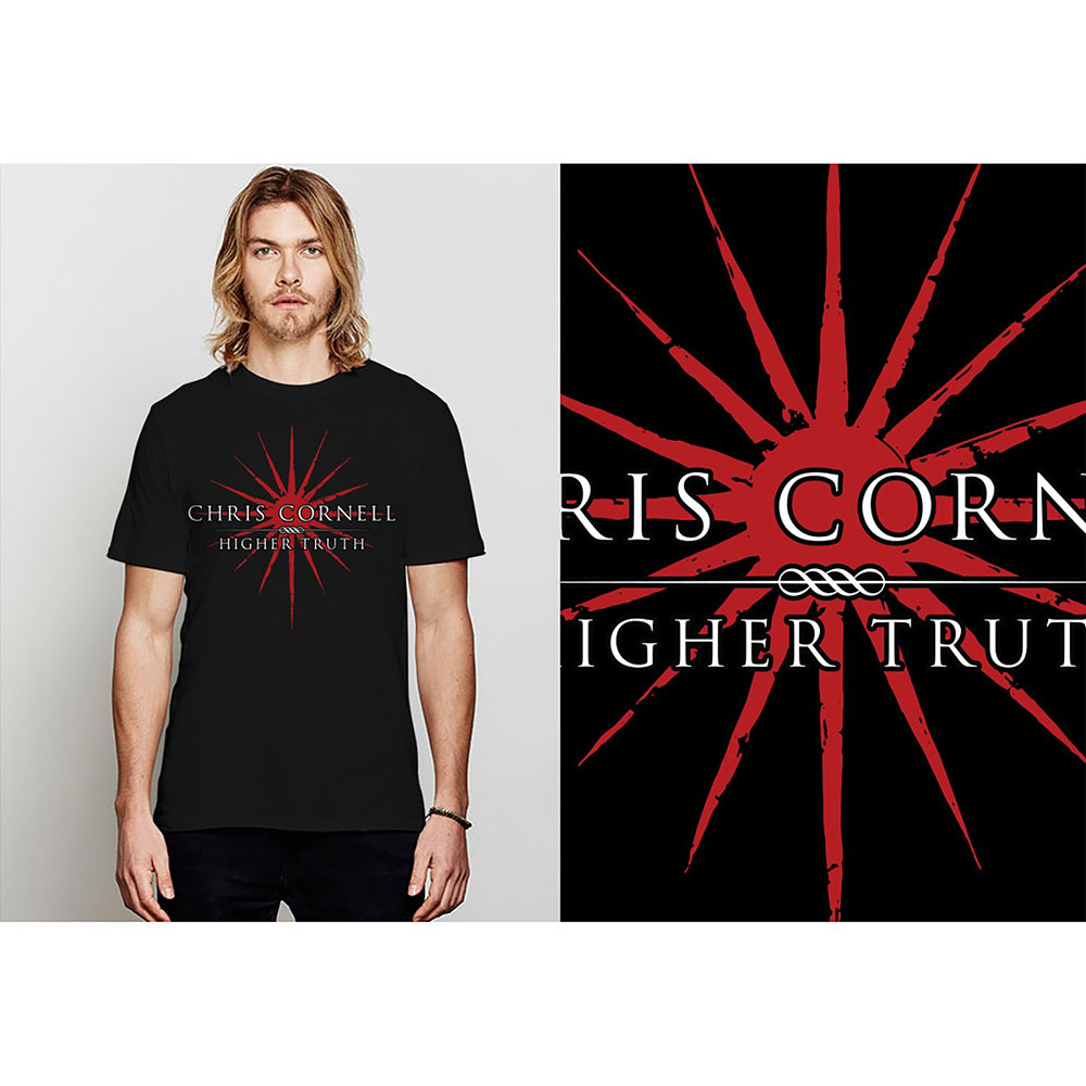 Tričko Chris Cornell - Higher Truth, Unisex,Čierna,S