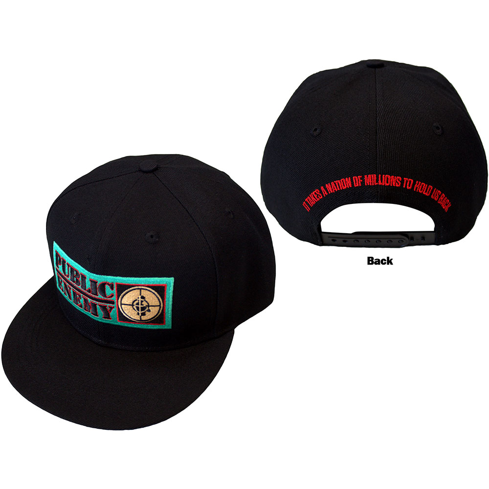 Šiltovka Public Enemy - It Takes A Nation, Unisex,Čierna,Univerzálna