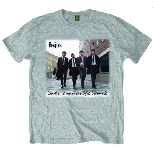 Tričko The Beatles - On Air, Unisex,Šedá,XL