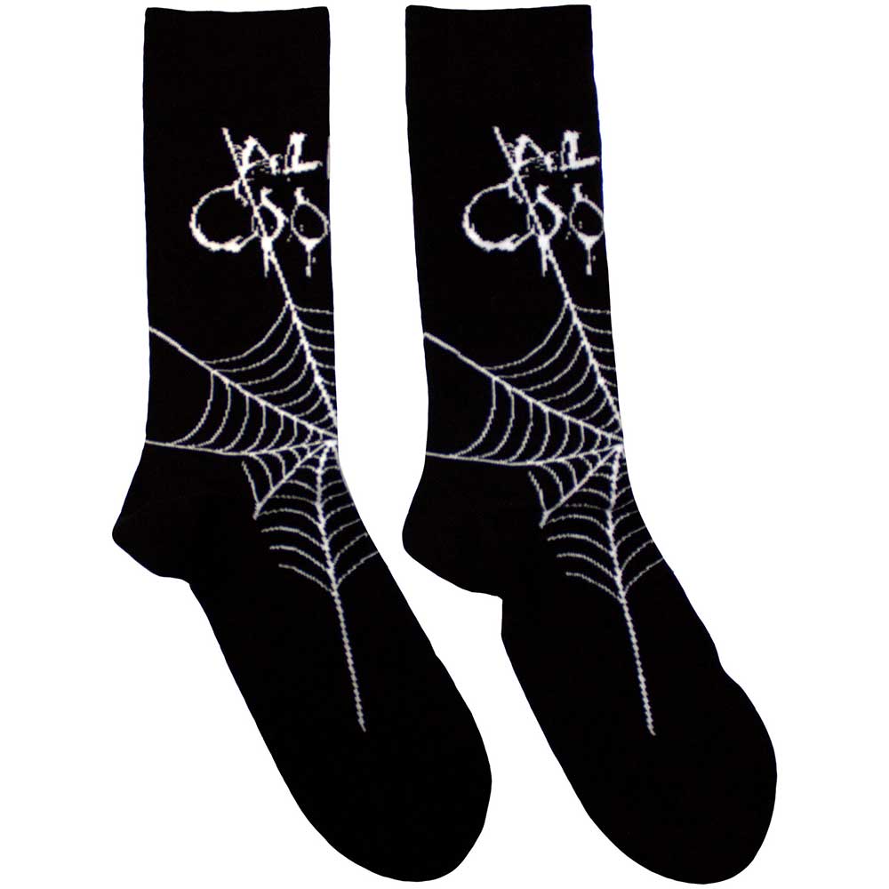 Ponožky Alice Cooper - Web, Unisex,Čierna,UK 7 - 11