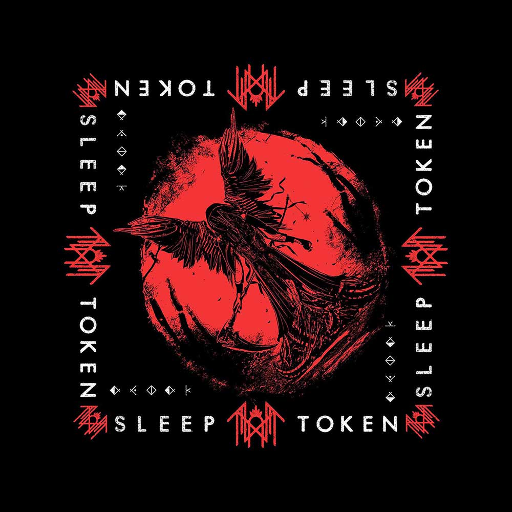 Šatka Sleep Token - Take Me Back To Eden, Unisex,Čierna,Univerzálna