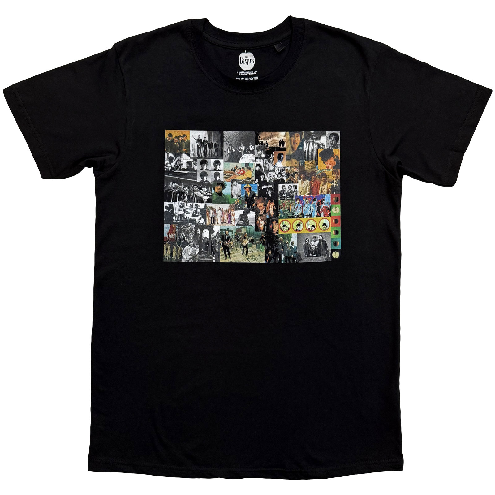 Tričko The Beatles - Collage Montage, Unisex,Čierna,XXL