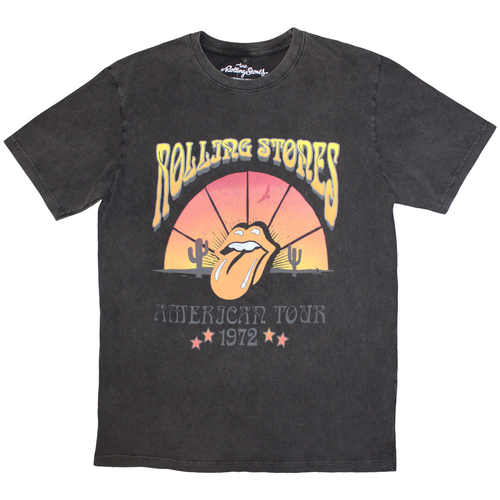 Tričko The Rolling Stones - Desert '72, Unisex,Šedá,XXL