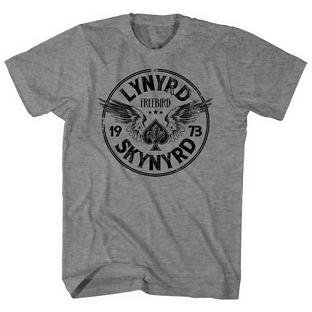 Tričko Lynyrd Skynyrd - Freebird '73 Wings, Unisex,Šedá,XXL