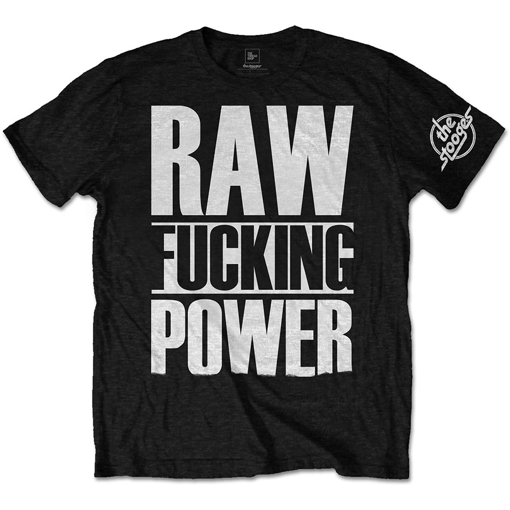 Tričko Iggy & The Stooges - Raw, Unisex,Čierna,XL