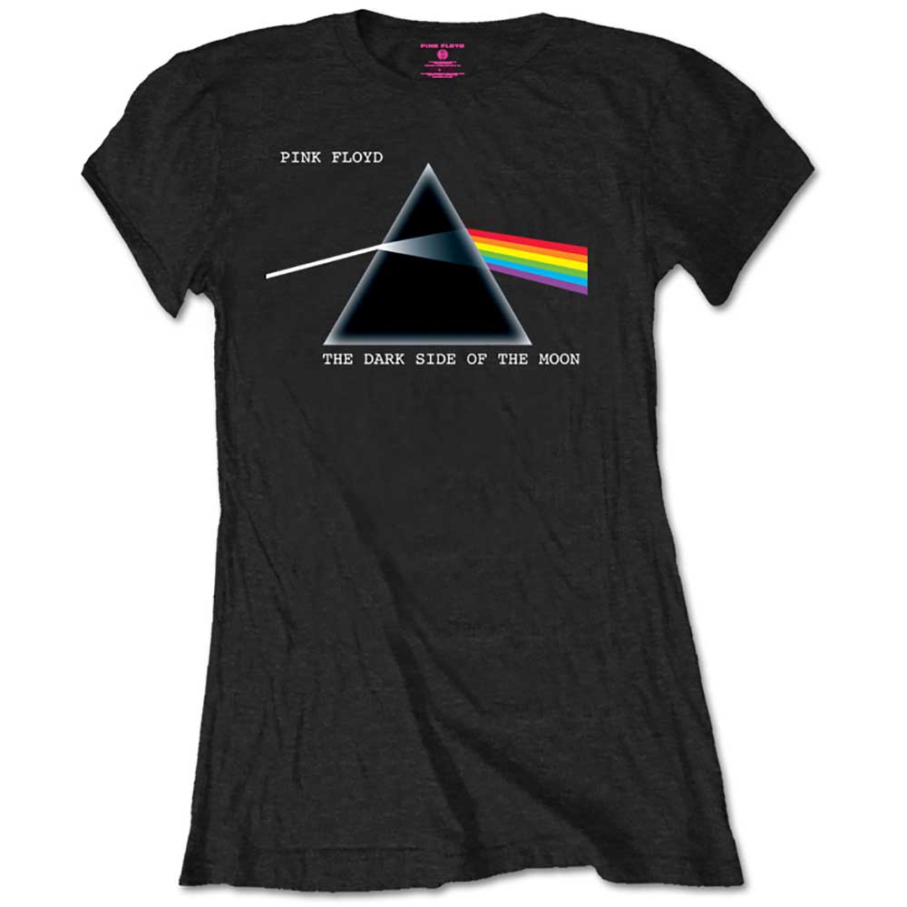 Tričko Pink Floyd - Dark Side of the Moon Courier, Žena,Čierna,XXL