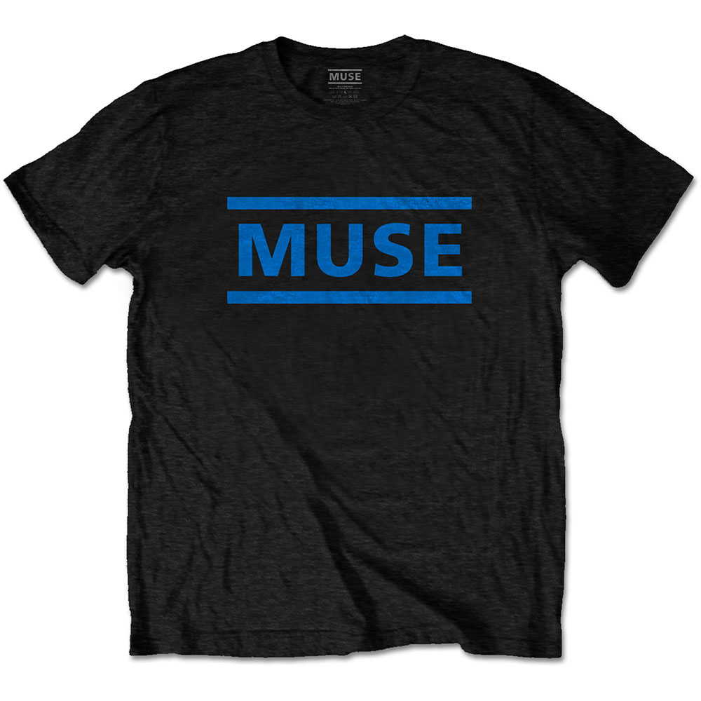 Tričko Muse - Dark Blue Logo, Unisex,Čierna,XXL