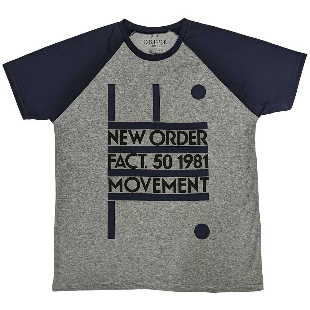 Tričko New Order - Movement, Unisex,Multicolor,XXL