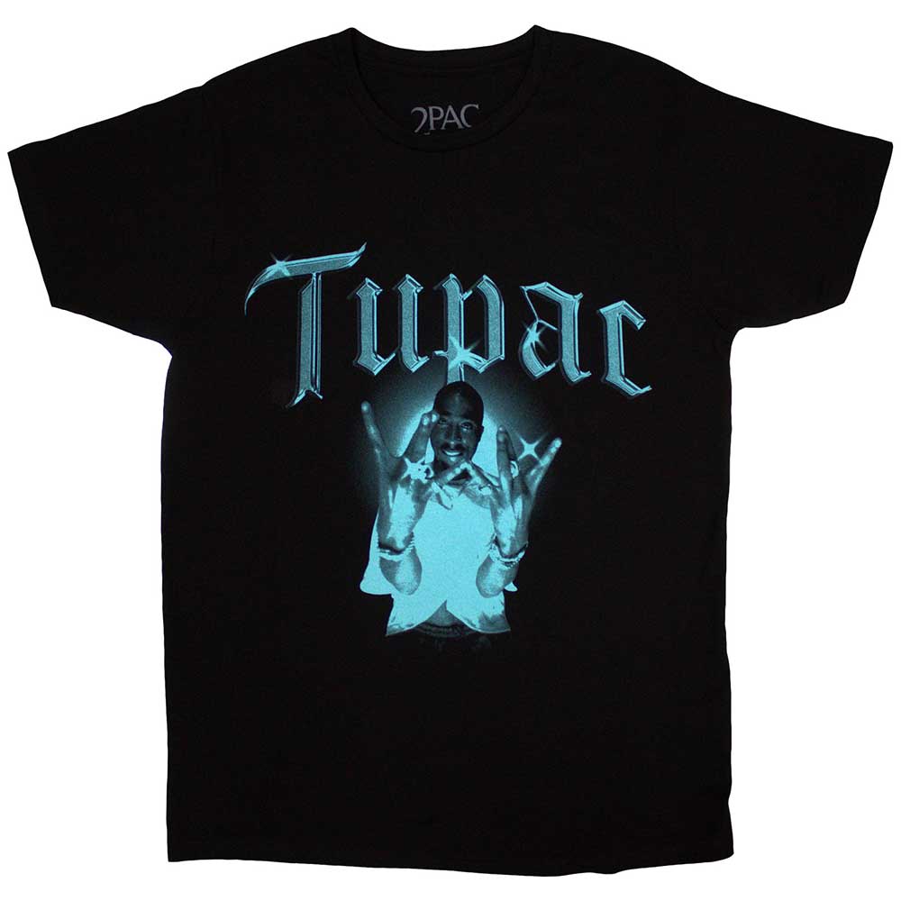 Tričko 2Pac - West Side, Unisex,Čierna,XXL