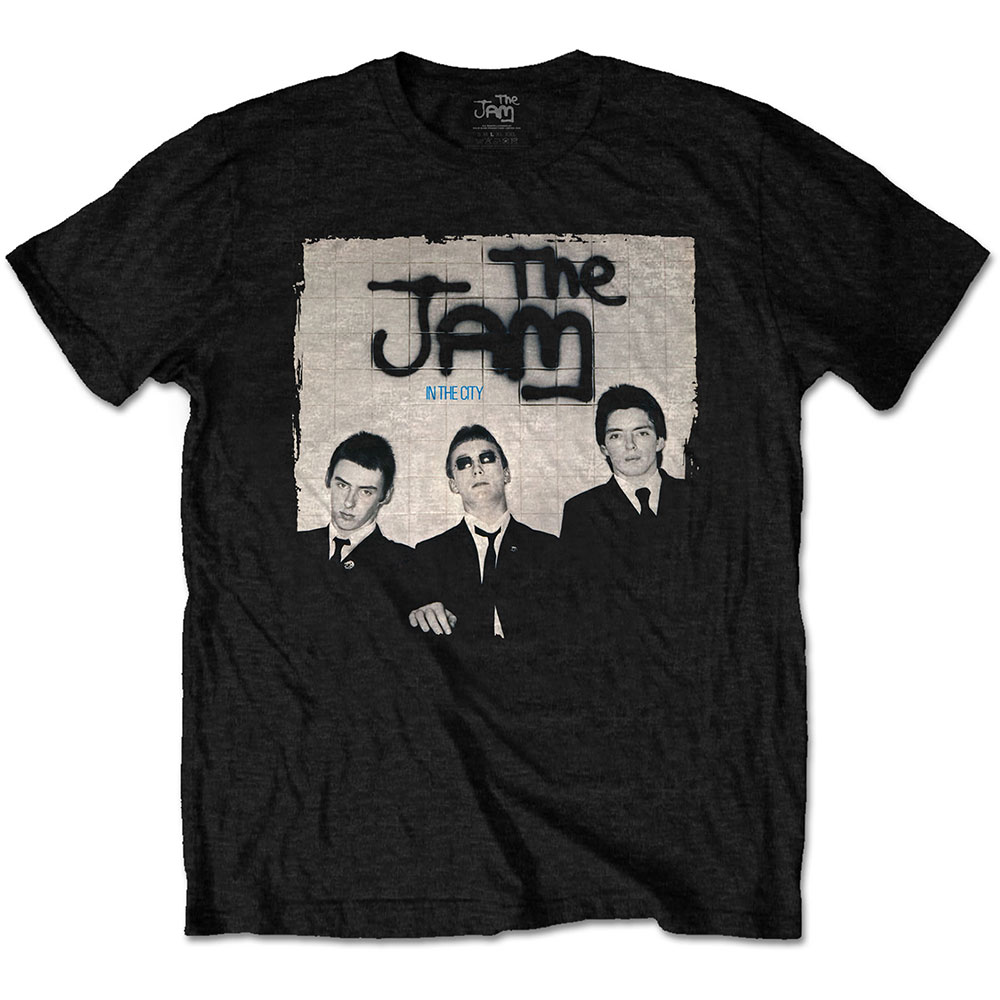 Tričko The Jam - In The City, Unisex,Čierna,XXL