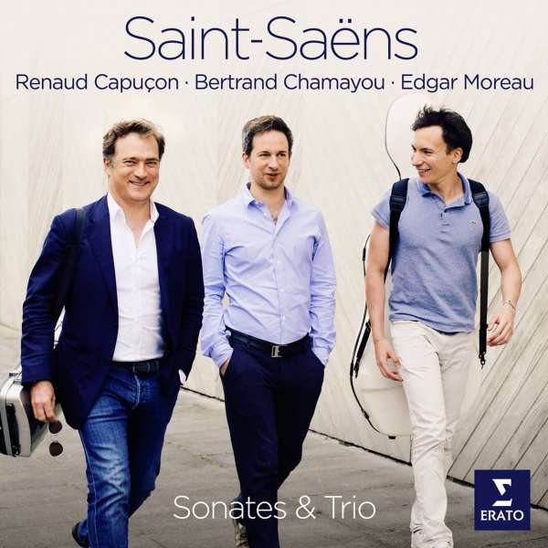 CD Renaud Capuçon, Bertrand Chamayou, Edgar Moreau - SAINT-SAËNS: SONATES ET TRIO