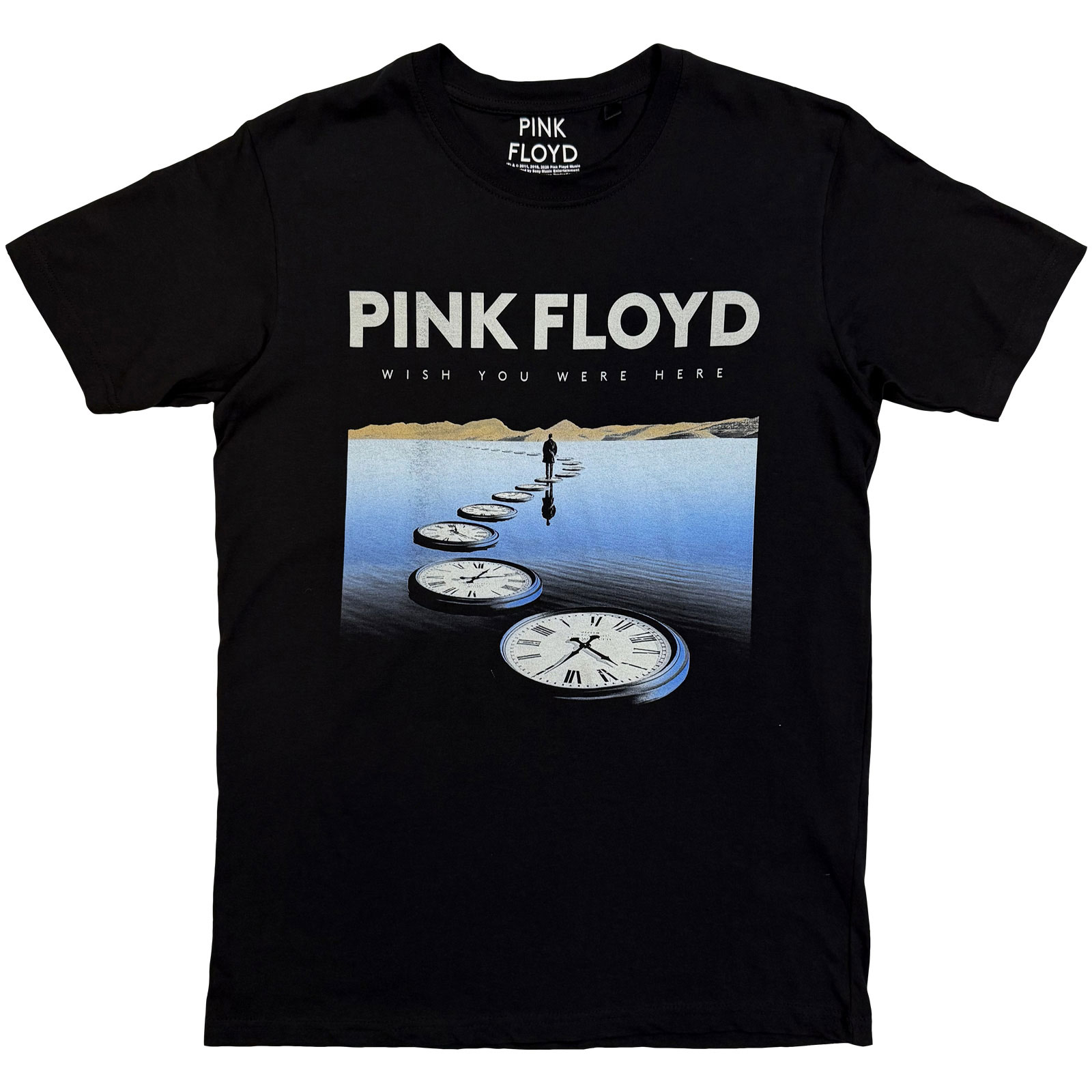 Tričko Pink Floyd - Clocks, Unisex,Čierna,XXL