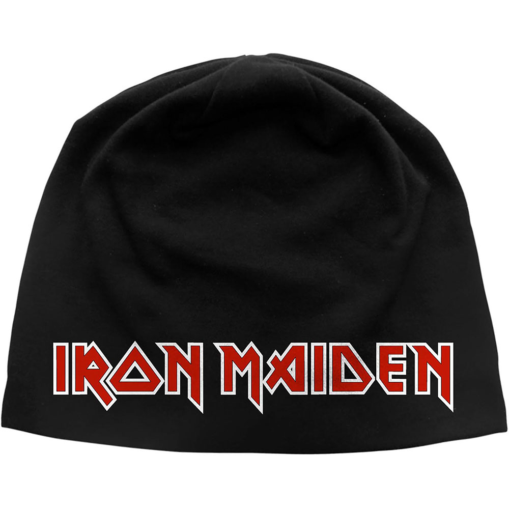 Čapica Iron Maiden - Logo, Unisex,Čierna,Univerzálna