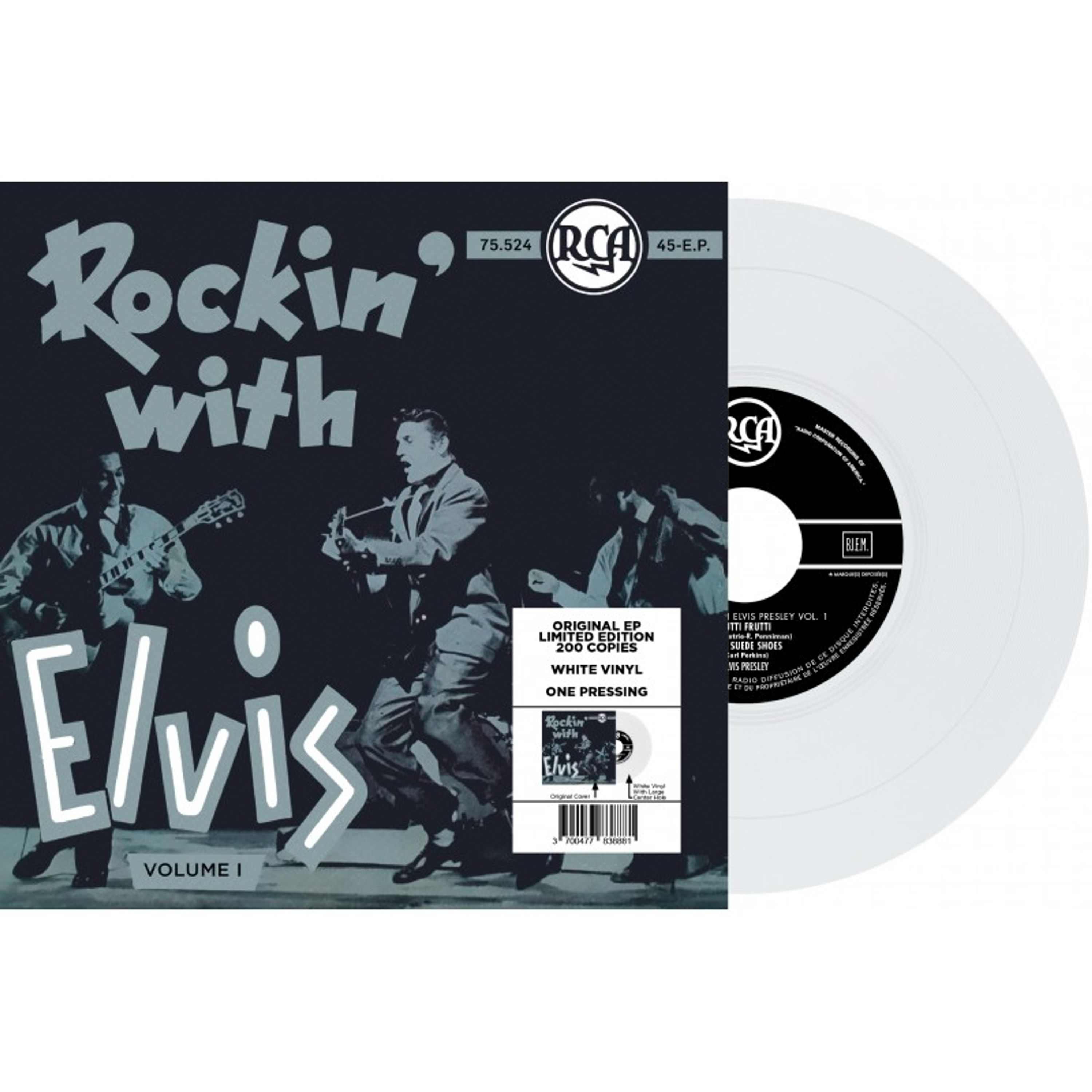 Vinyl Elvis Presley - 7-EP ETRANGER N19 - ROCKIN' WITH ELVIS (VOLUME I) (BELGIUM)