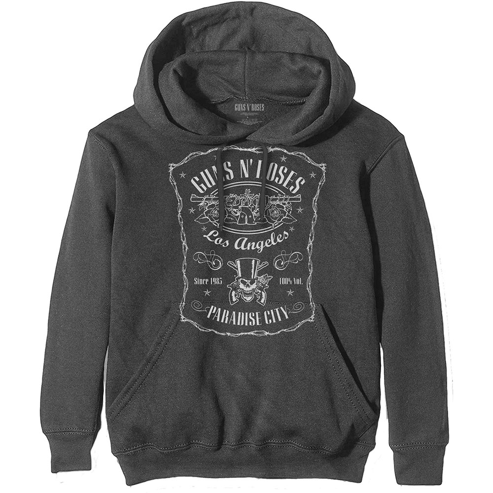 Mikina Guns N’ Roses - Paradise City, Unisex,Šedá,XXL