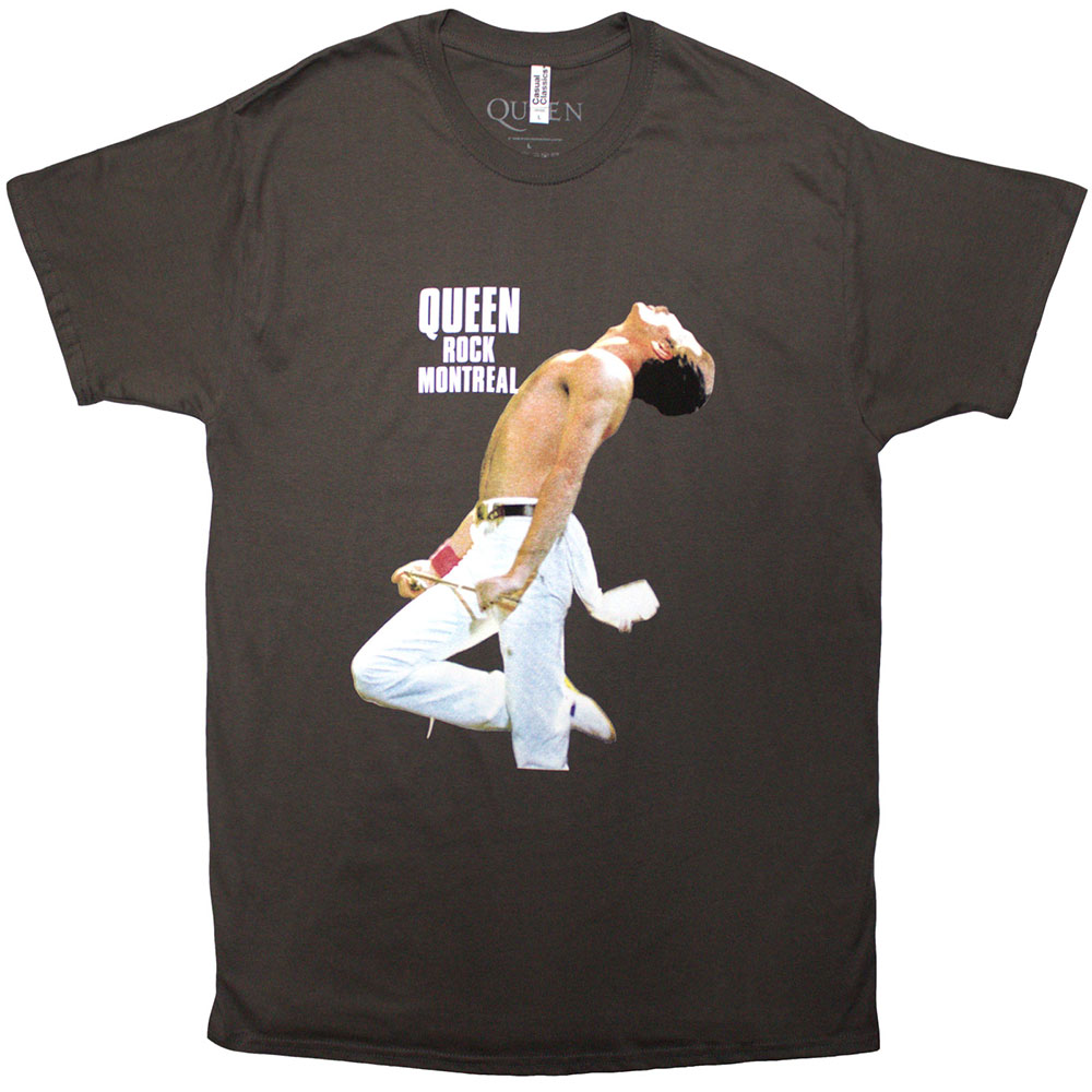 Tričko Queen - Rock Montreal, Unisex,Šedá,XXL