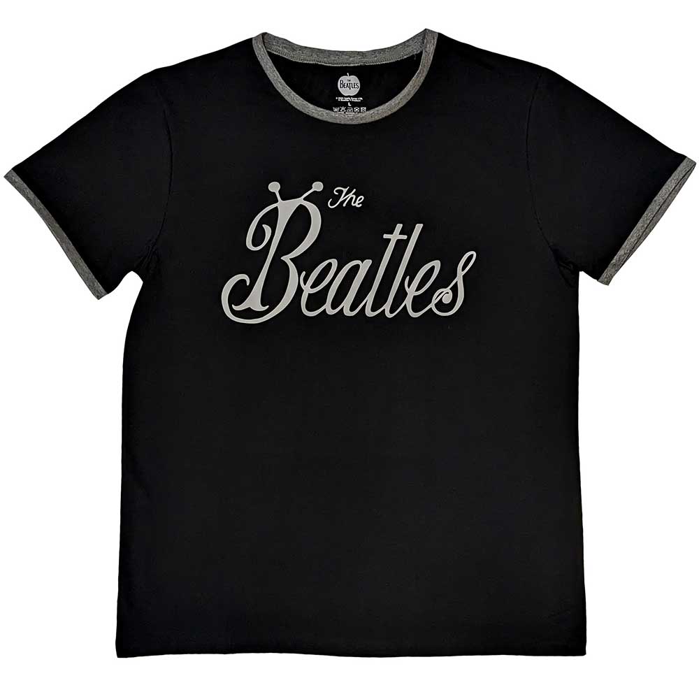 Tričko The Beatles - Bug Logo, Unisex,Čierna,XXL