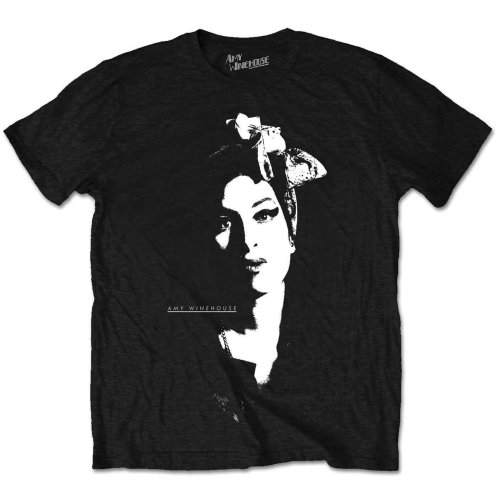 Tričko Amy Winehouse - Scarf Portrait, Unisex,Čierna,XXL