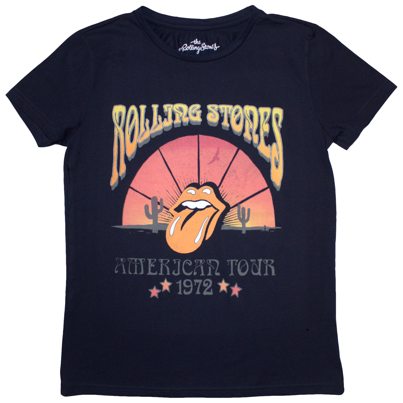 Tričko The Rolling Stones - Desert '72, Žena,Modrá,XXL