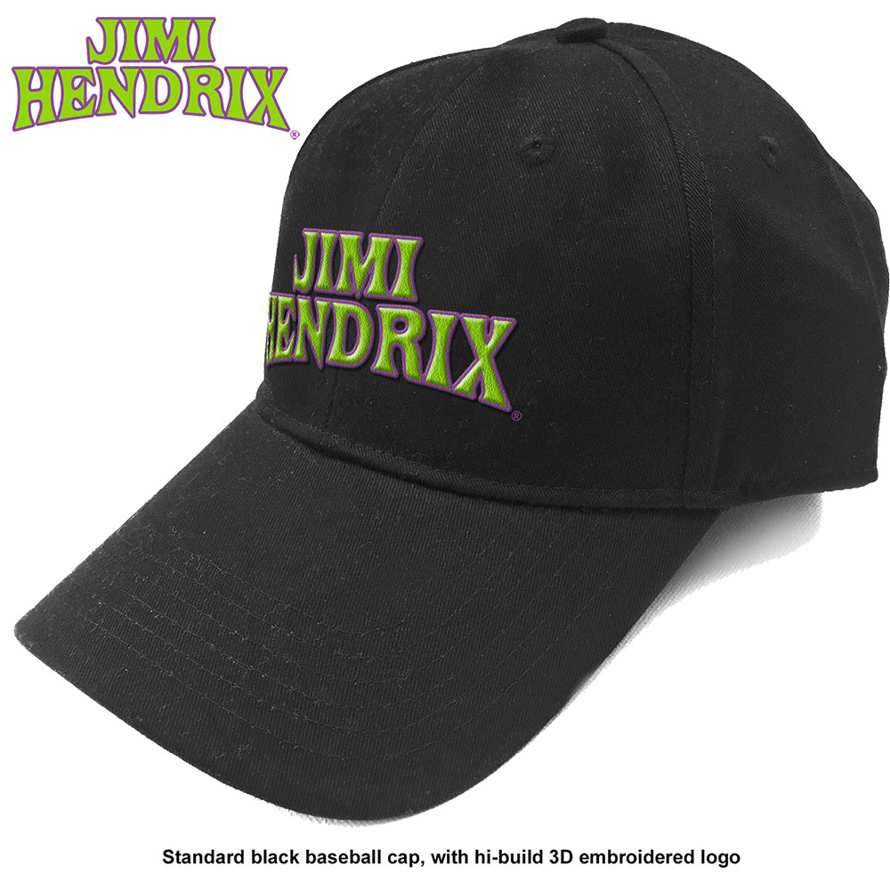 Šiltovka Jimi Hendrix - Arched Logo, Unisex,Čierna,Univerzálna