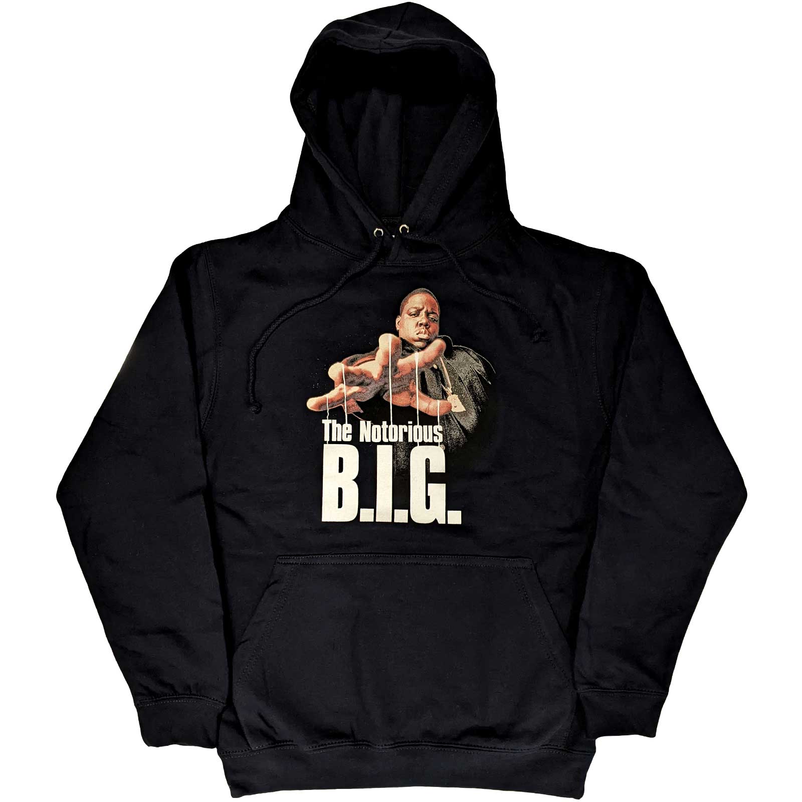 Mikina Biggie Smalls - Reachstrings, Unisex,Modrá,XXL